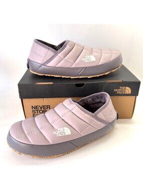The North Face Thermoball Traction V Mule Moonstone Lunar Slippers Women Sz 11